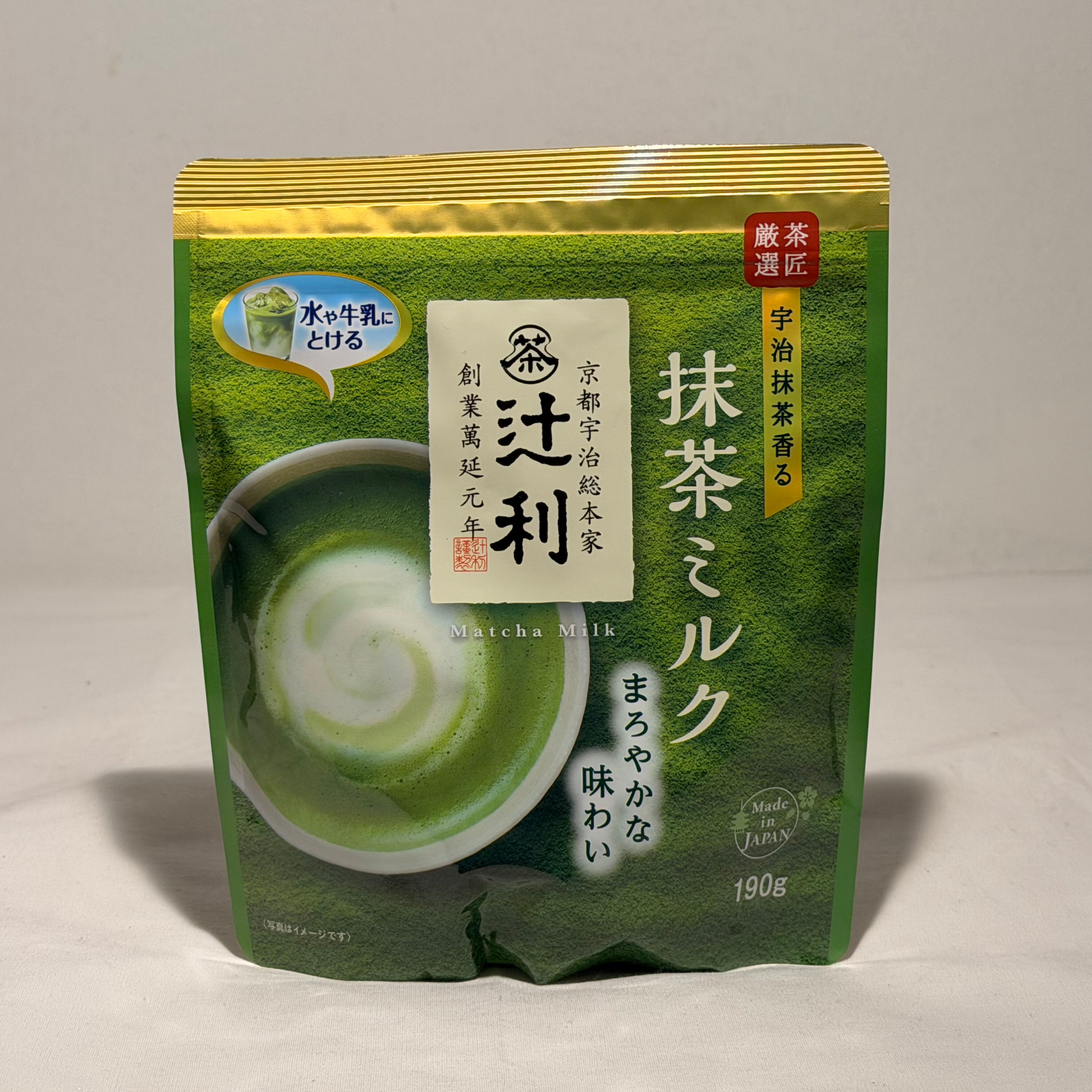 Tsujiri Uji Matcha Milk Green Tea Powder 190 G